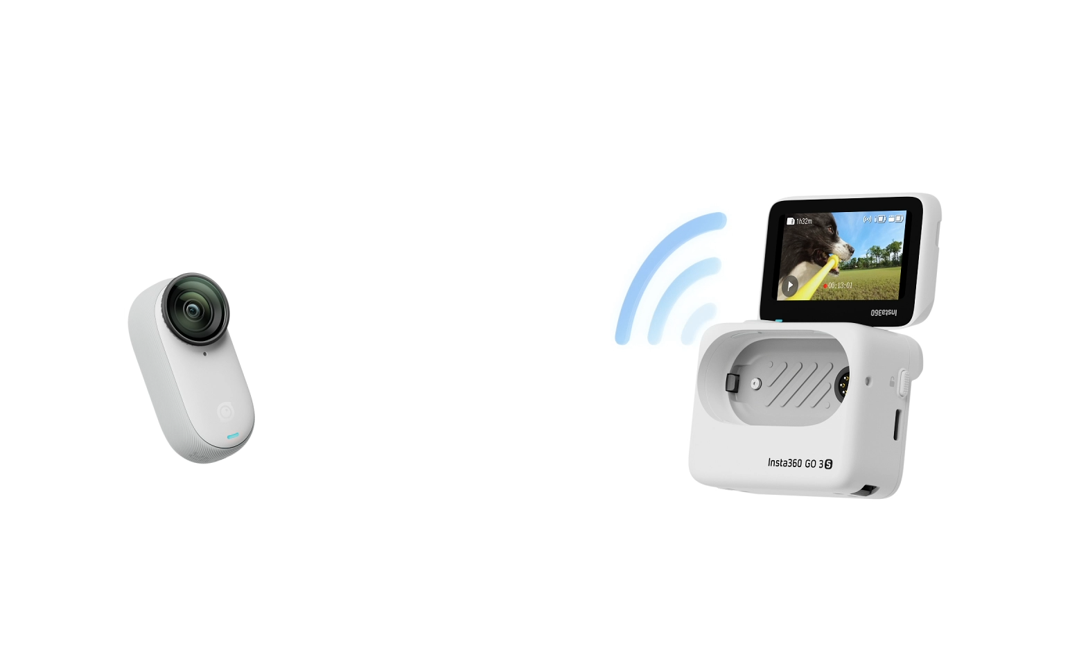 Insta360 - GO 3S (128GB) Action Camera - White - Newegg.com